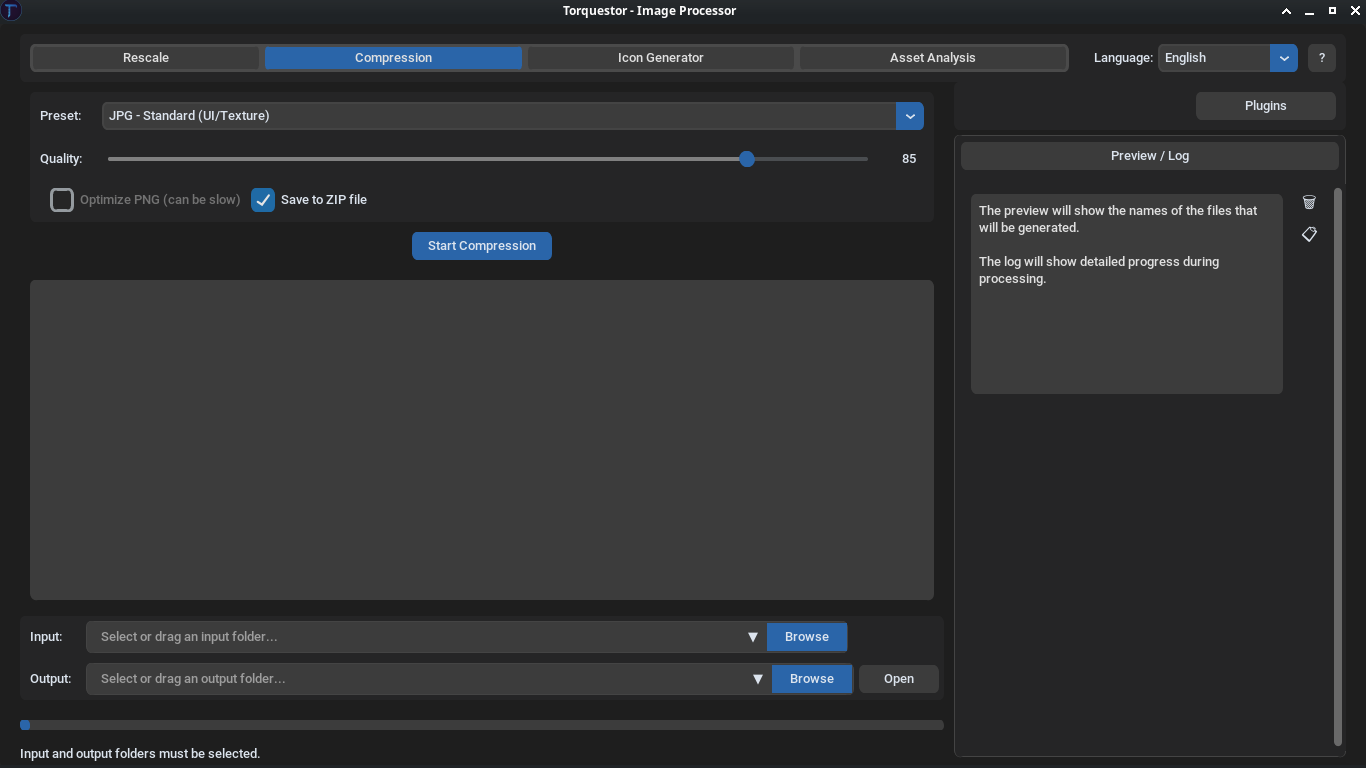 Torquestor - Batch processing configuration
